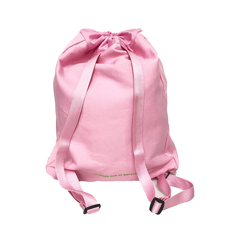 Sustainable RPET Recycled Fabric Drawstring Backpack