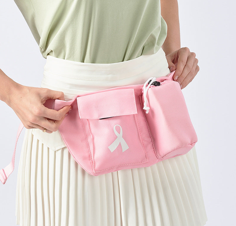 Sustainable RPET Recycled Fabric Women's Satchel Waist Bag for Sports