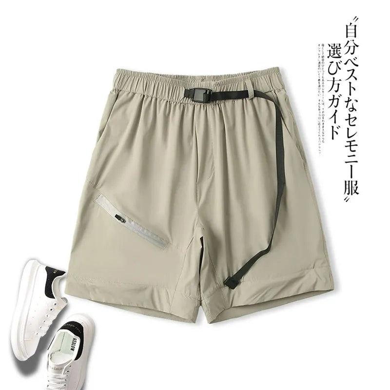 Two-in-one Quick-drying Men's Dual-purpose Travel Shorts and Long Pants in One